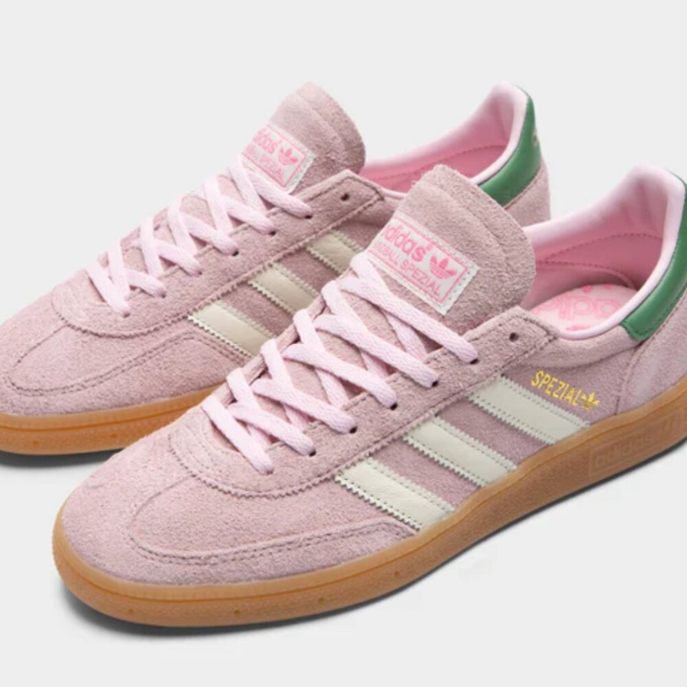 Adidas Originals Handball Spezial BRAND NEW Size 8.5 Men's Pink / Off White